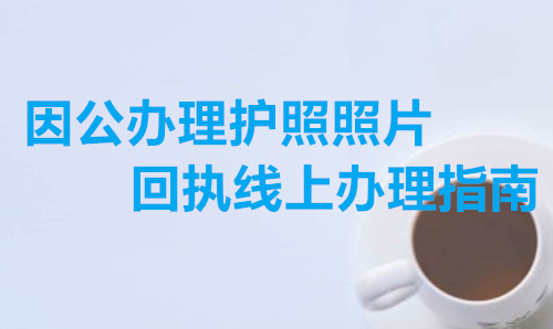 公务数码护照照片回执线上办理指南